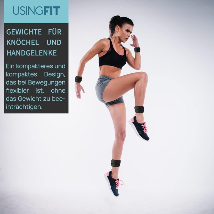 Gewichtsmanschetten für Handgelenke & Knöchel 2x0,5 kg - 29% Rabatt