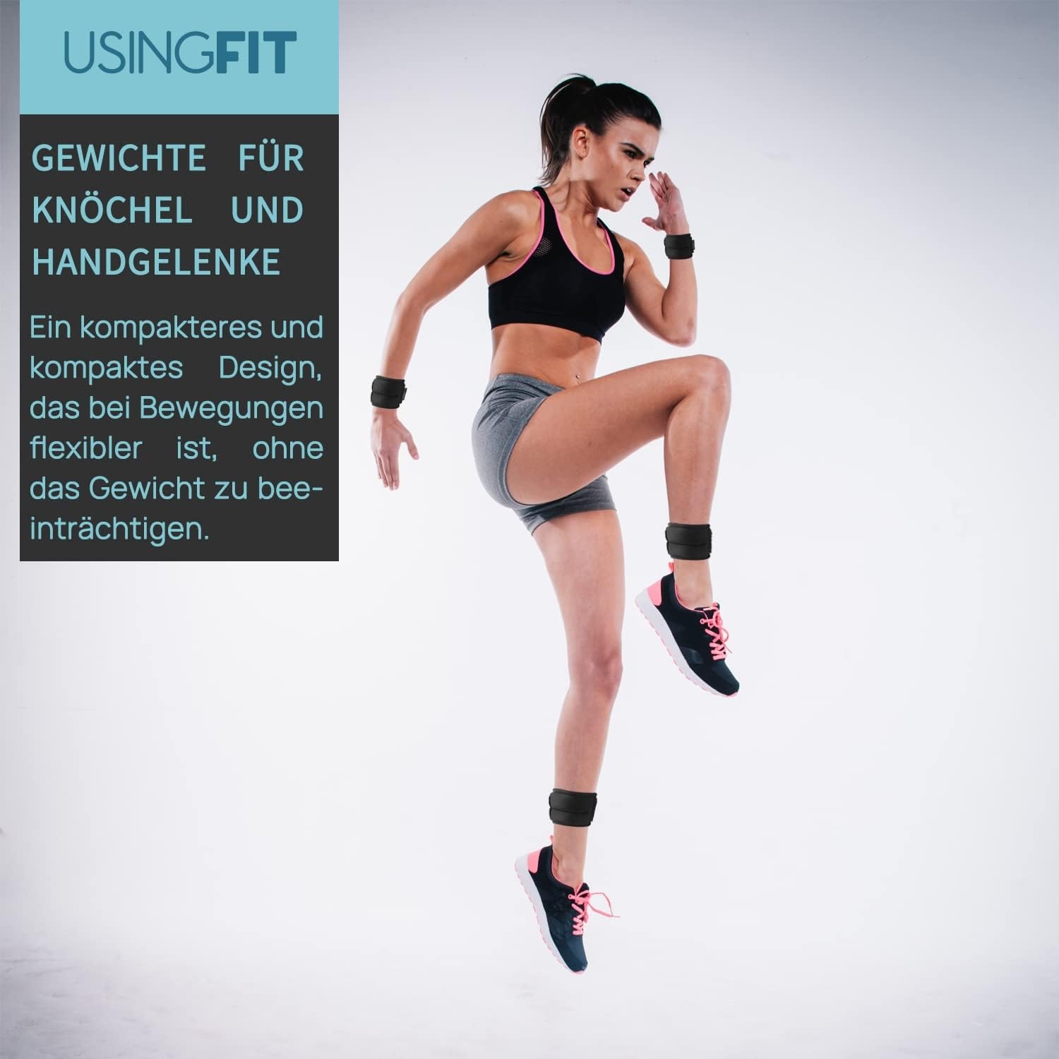 Gewichtsmanschetten für Handgelenke & Knöchel 2x0,5 kg - 29% Rabatt