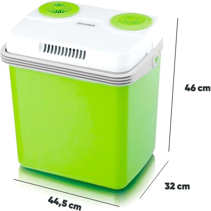 Elektrische Kühlbox 28L - Grün, inkl. USB & 12V-Anschluss - 34% Rabatt