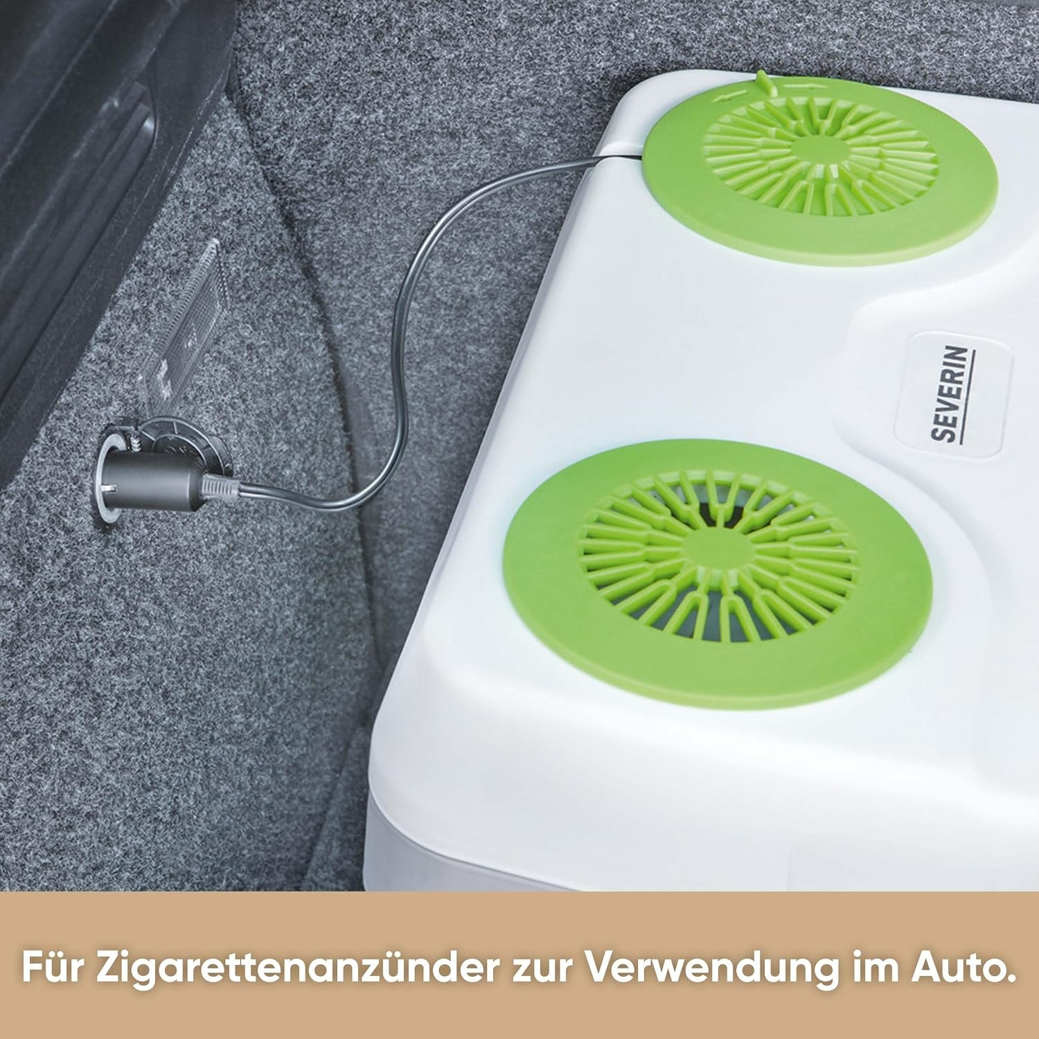 Elektrische Kühlbox 28L - Grün, inkl. USB & 12V-Anschluss - 34% Rabatt