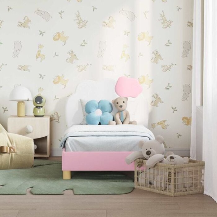 Vidaxl Kleinkinderbett 70 x 140 cm in Rosa - 34% Rabatt