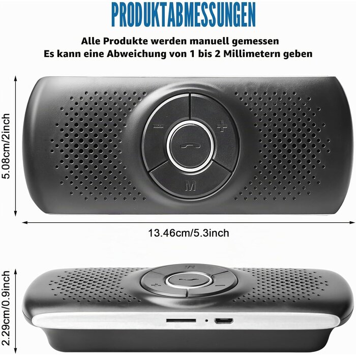 Bluetooth Freisprecheinrichtung für Auto Sonnenblende - 29% Rabatt