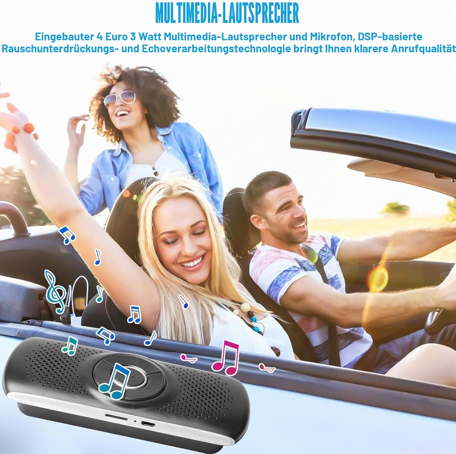 Bluetooth Freisprecheinrichtung für Auto Sonnenblende - 29% Rabatt