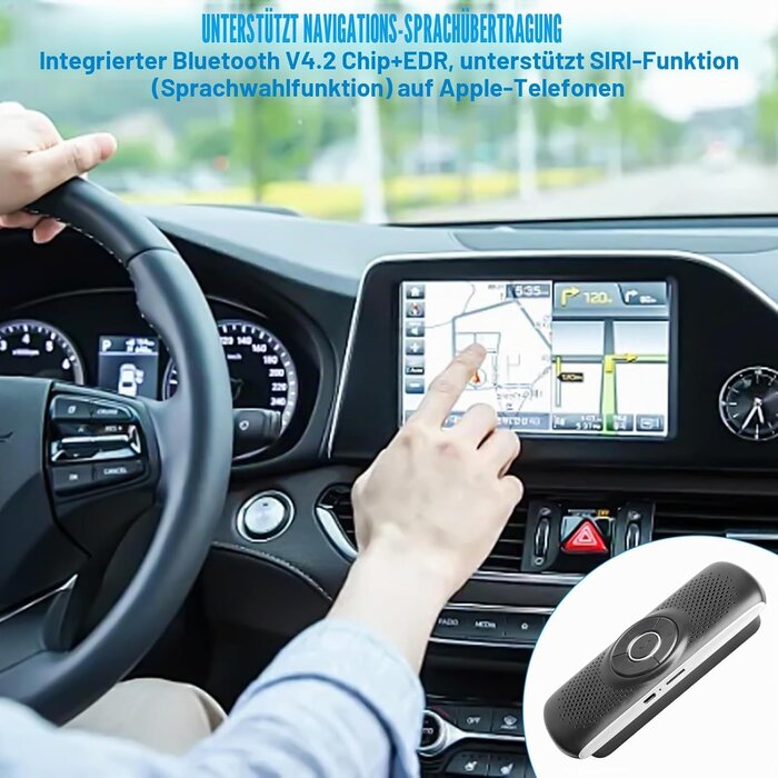 Bluetooth Freisprecheinrichtung für Auto Sonnenblende - 29% Rabatt