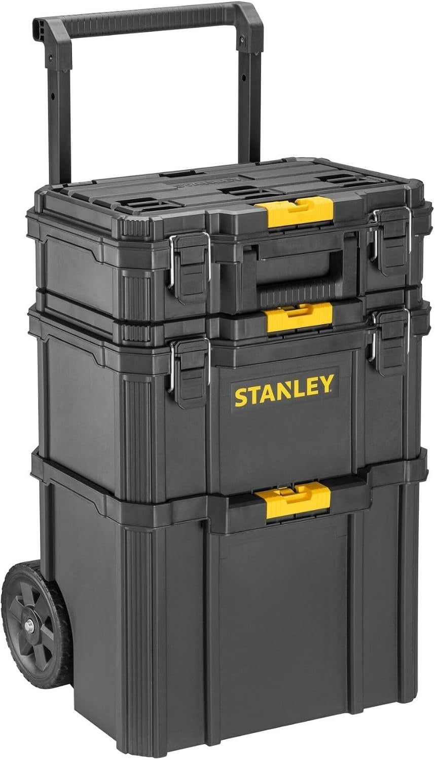 Modulare 3-in-1 Werkzeug-Rollbox 80L, robust & mobil - 34% Rabatt