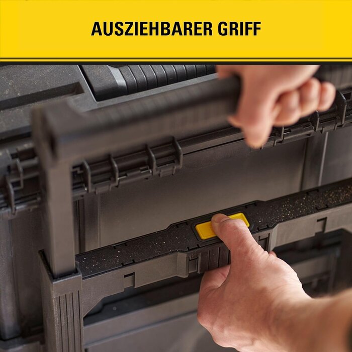 Modulare 3-in-1 Werkzeug-Rollbox 80L, robust & mobil - 34% Rabatt