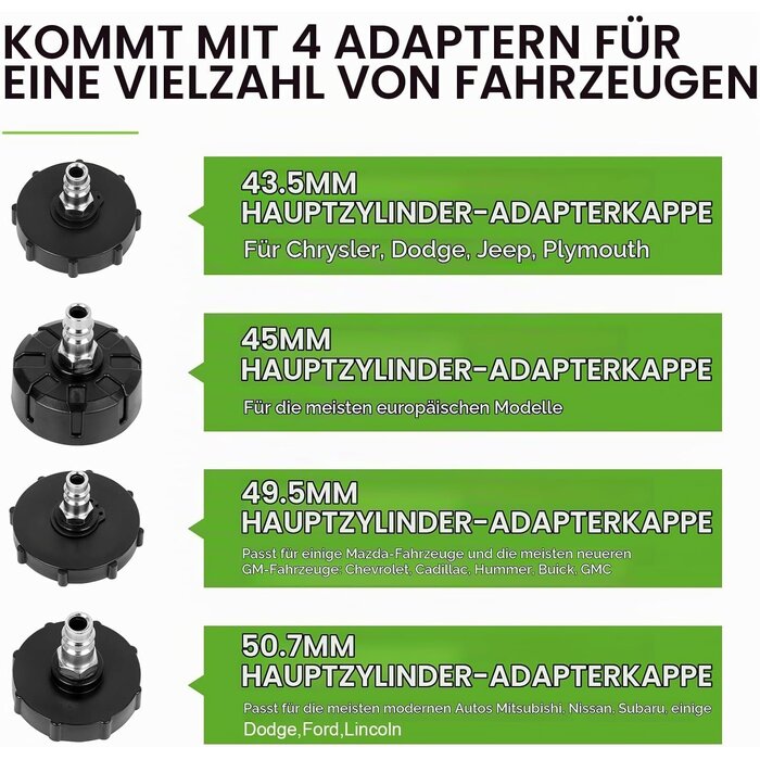 Asuncell Bremsenentlüftungsgerät 3L Ein-Personen-System - 32% Rabatt