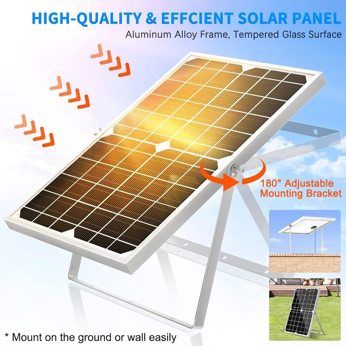 Solar-Teichpumpe 15W 720L/h mit 4 Düsen - 33% Rabatt