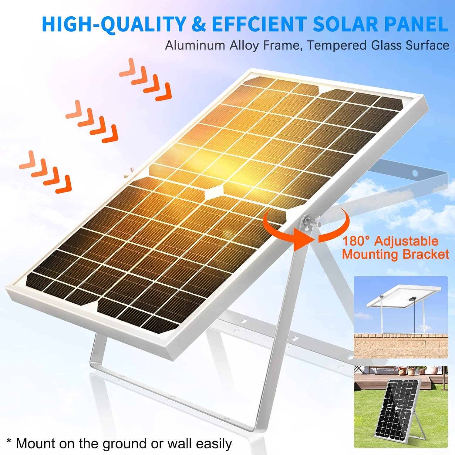 Solar-Teichpumpe 15W 720L/h mit 4 Düsen - 33% Rabatt