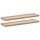 Wandregal 2er Set 90x23,5x4 cm Eichenoptik - 34% Rabatt