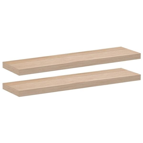 Vidaxl Wandregal 2er Set 90x23,5x4 cm Eichenoptik - 34% Rabatt