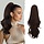 Wellen-Pferdeschwanz mit Clip 41 cm, Dunkelbraun - 30% Rabatt