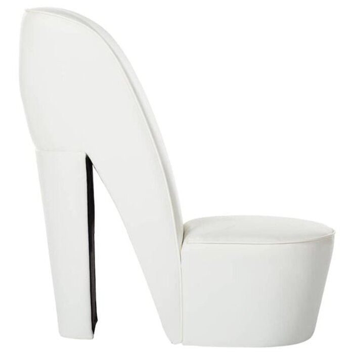 Vidaxl Design Loungesessel High-Heel Weiß - 35% Rabatt