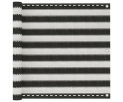Vidaxl Balkonsichtschutz 90x600 cm HDPE Anthrazit/Weiß - 36% Rabatt