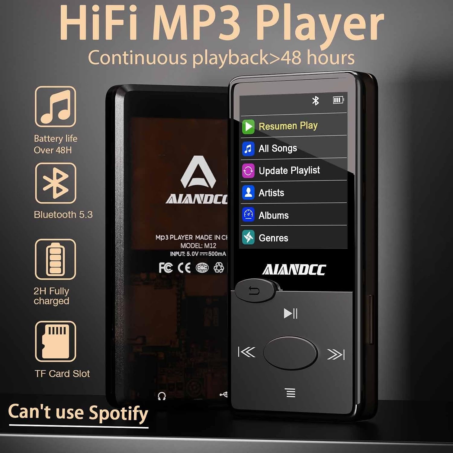 MP3-Player 32GB Bluetooth 5.3 HiFi-Klang - 30% Rabatt