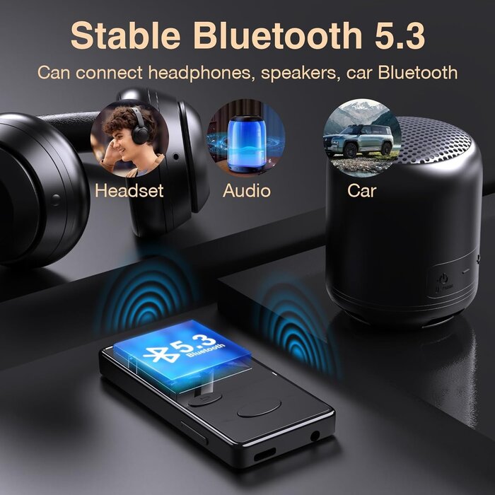 MP3-Player 32GB Bluetooth 5.3 HiFi-Klang - 30% Rabatt