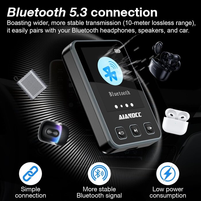 MP3-Player 32GB für Sport - Bluetooth 5.3 - Inkl. Armband - 31% Rabatt