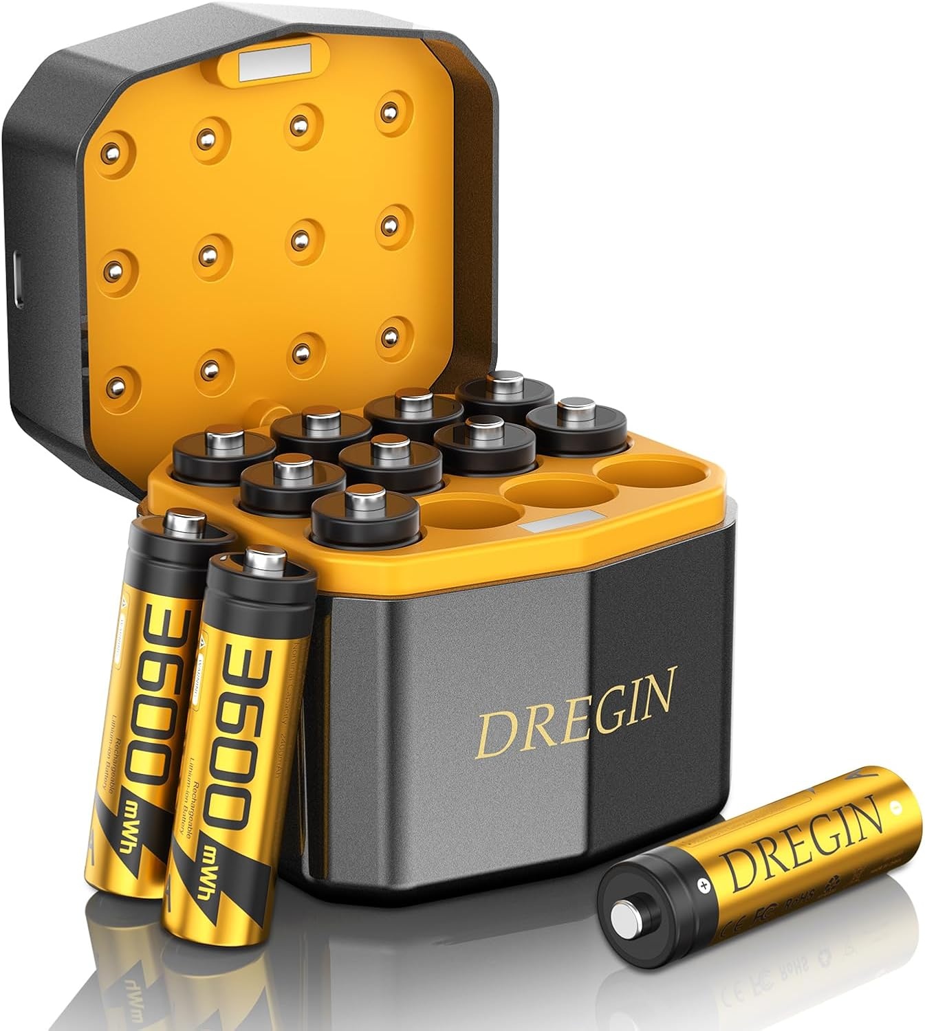 12er-Set AA Lithium-Batterien mit Ladegerät - 32% Rabatt