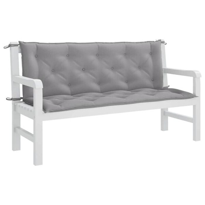 Vidaxl Gartenbankauflage 150x100x7 cm Grau - 32% Rabatt