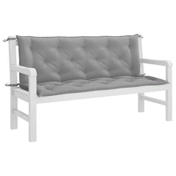Vidaxl Gartenbankauflage 150x100x7 cm Grau - 32% Rabatt