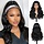 Body Wave Stirnband-Perücke 24 Zoll Schwarz - 31% Rabatt