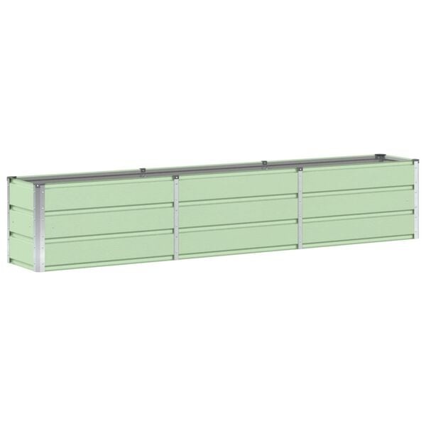 Vidaxl Großer Pflanzkübel aus Stahl, Grün, 240 x 40 x 45 cm - 32% Rabatt