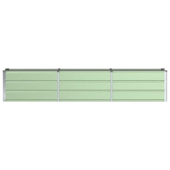 Vidaxl Großer Pflanzkübel aus Stahl, Grün, 240 x 40 x 45 cm - 32% Rabatt