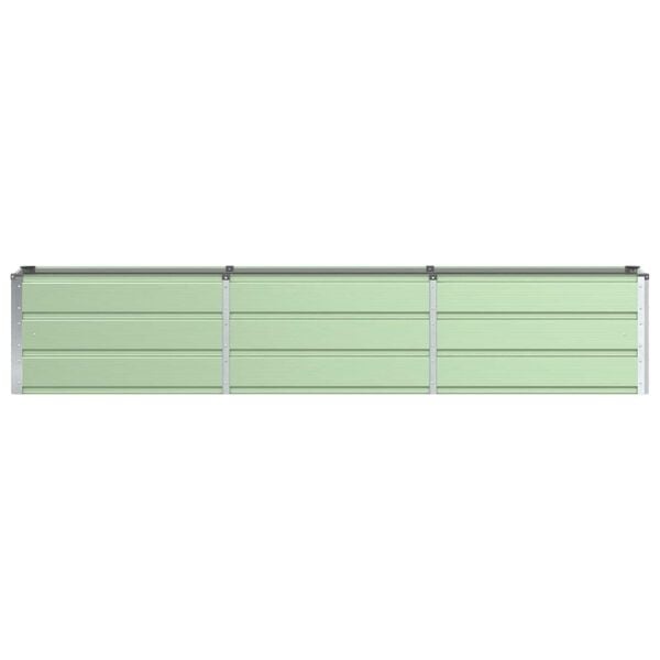 Vidaxl Großer Pflanzkübel aus Stahl, Grün, 240 x 40 x 45 cm - 32% Rabatt