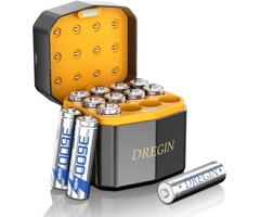 12er-Set AA Lithium-Batterien mit Ladegerät - 38% Rabatt