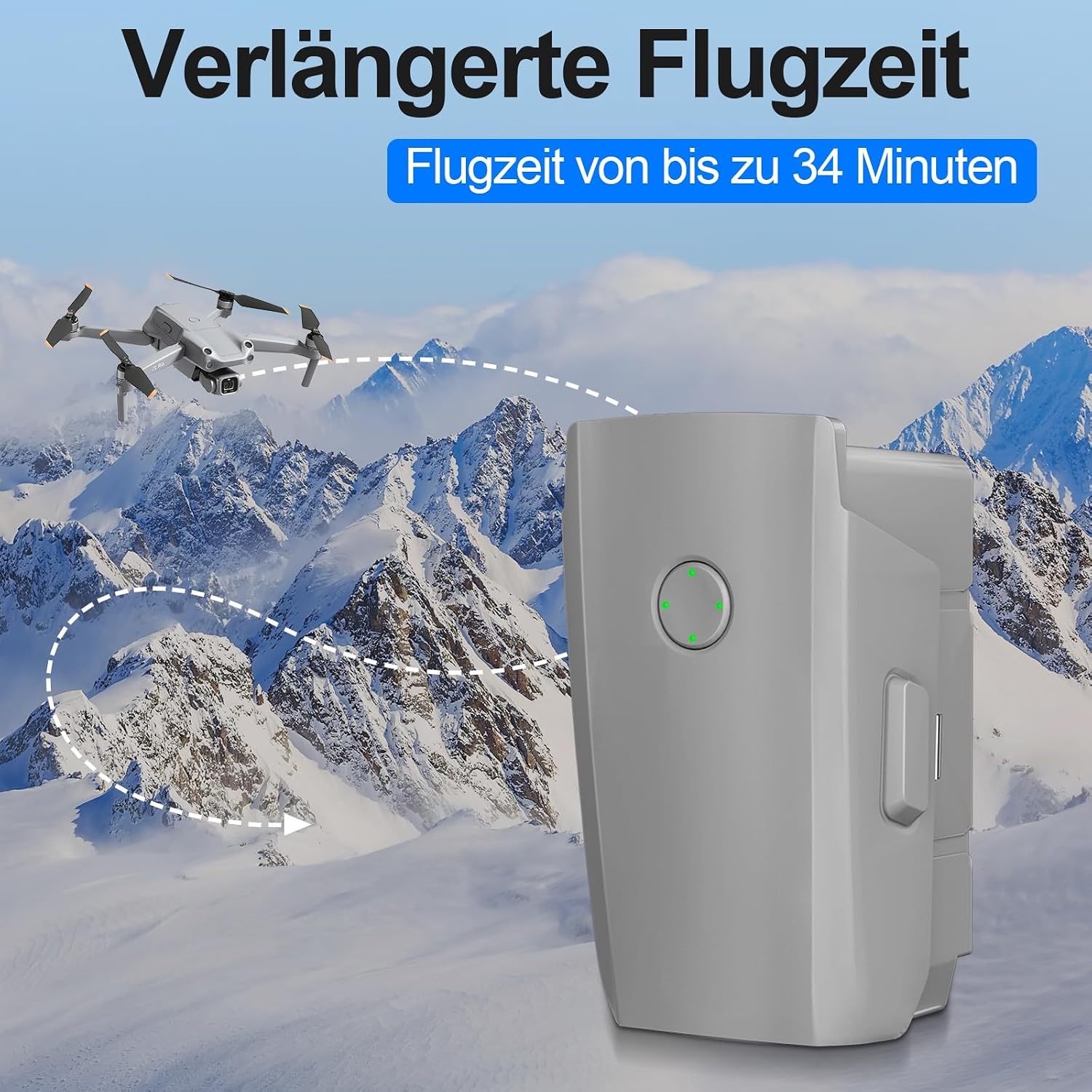 Drohnen-Flugakku für Mavic Air 2/2S - 33% Rabatt - 3500 mAh