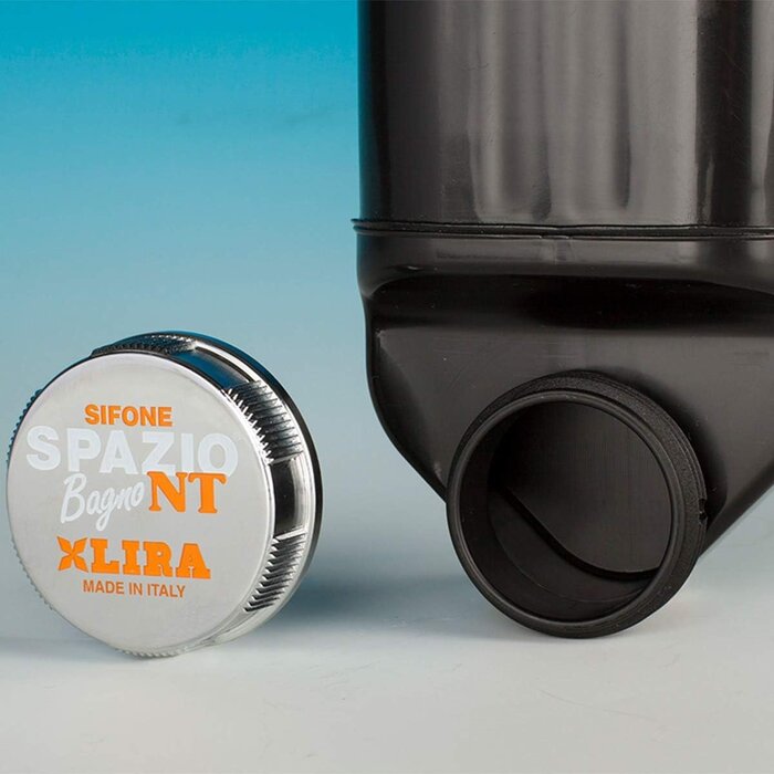 Platzsparender Waschbecken-Siphon, Schwarz - 30% Rabatt