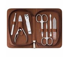 7-tlg. Maniküre-Set Edelstahl im Etui - 35% Rabatt