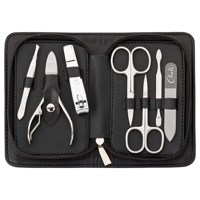 Maniküre- und Pediküre-Set 7-tlg. Edelstahl in Braun - 30% Rabatt