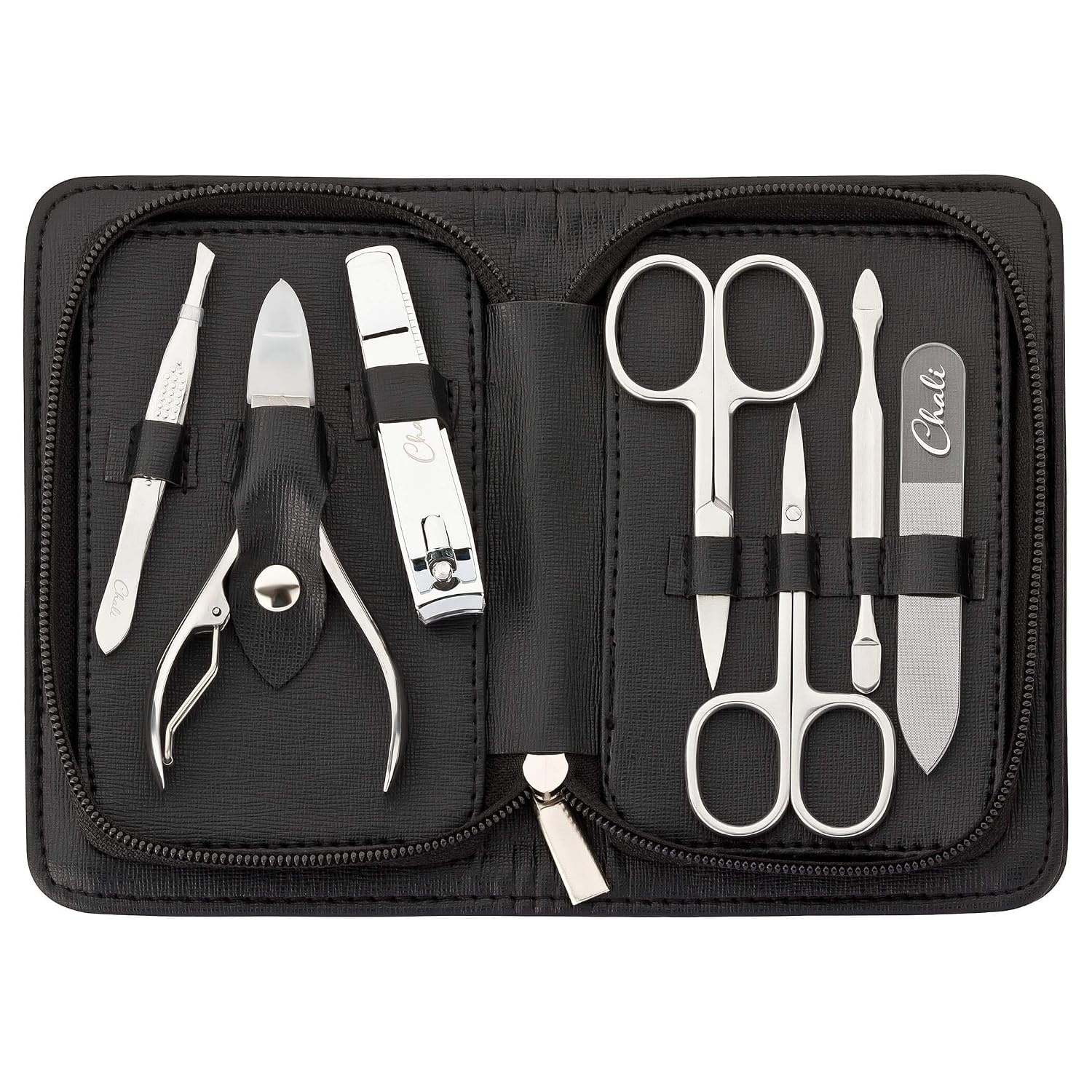 Maniküre- und Pediküre-Set 7-tlg. Edelstahl in Braun - 30% Rabatt
