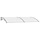 Türvordach 240x100 cm Polycarbonat - 34% Rabatt - Ausgepackt