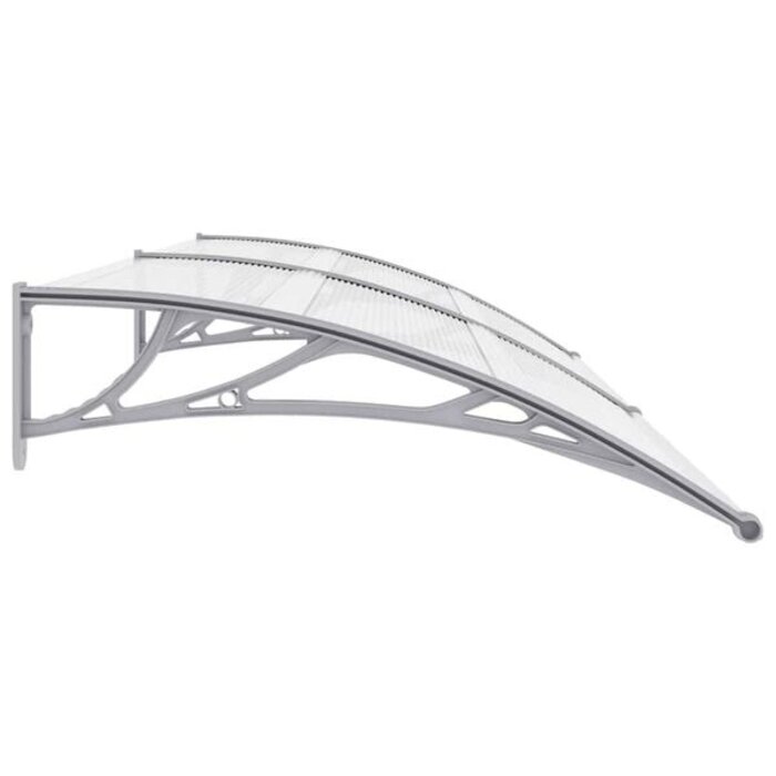 Vidaxl Türvordach 240x100 cm Polycarbonat - 34% Rabatt - Ausgepackt
