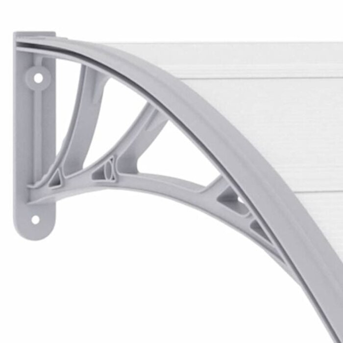 Vidaxl Türvordach 240x100 cm Polycarbonat - 34% Rabatt - Ausgepackt