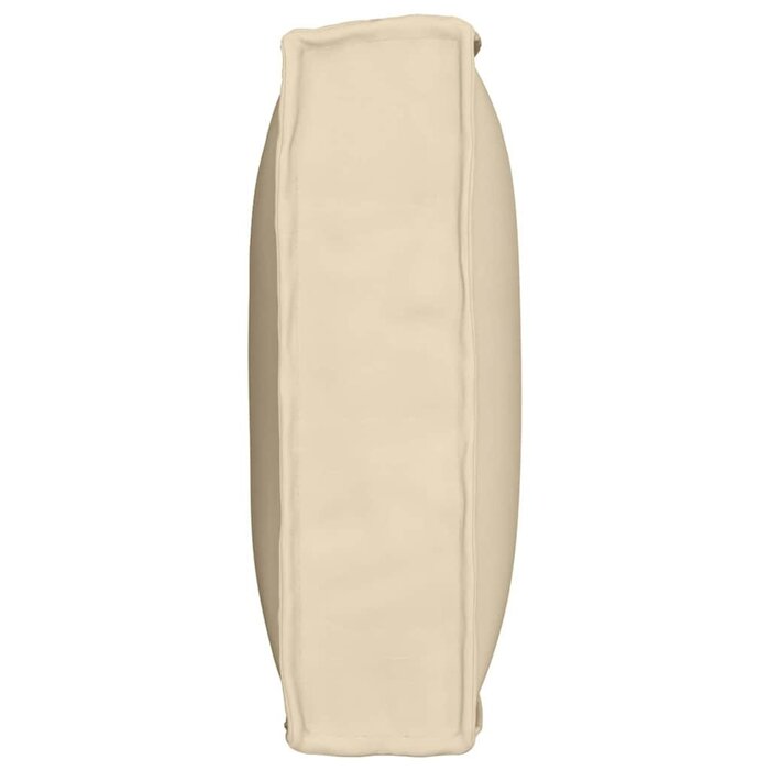 Beiges Oxford-Kissen 80x40x12 cm - 31% Rabatt