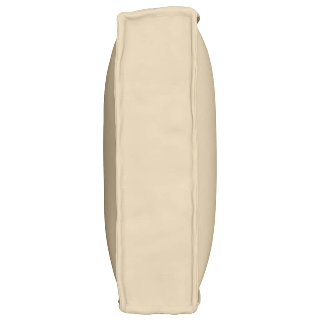 Beiges Oxford-Kissen 80x40x12 cm - 31% Rabatt