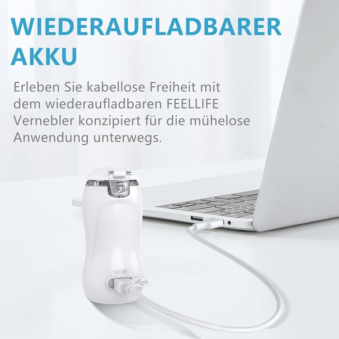 Elektrischer Vernebler Weiß-Grau, Größe S - 33% Rabatt