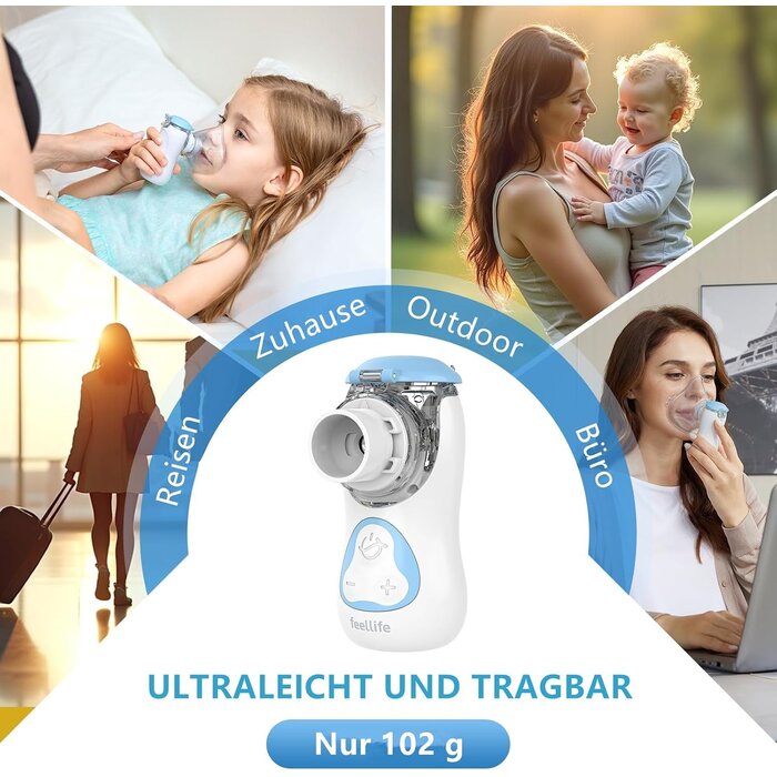 Elektrischer Vernebler Weiß-Grau, Größe S - 33% Rabatt