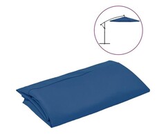 Vidaxl Ersatzbespannung für Sonnenschirm 300 cm Azurblau - 36% Rabatt