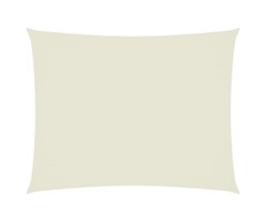 Vidaxl Sonnensegel 6x8 m Creme - PU-beschichtetes Oxford - 48% Rabatt