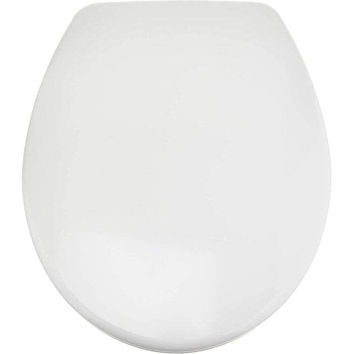Universal Toilettensitz U-Form aus Harnstoff, Soft-Close, Weiß - 32% Rabatt