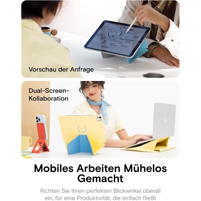 Magnetische Folio Hülle für iPad 11 Zoll - Vegan-Leder - 33% Rabatt