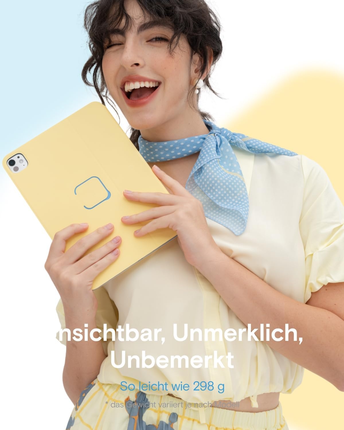 Magnetische Folio Hülle für iPad 11 Zoll - Vegan-Leder - 33% Rabatt