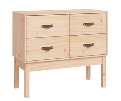 Vidaxl Wandschrank aus massivem Kiefernholz 90x40x78 cm - 46% Rabatt