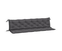 Vidaxl Gartenbankauflagen 2er Set 200x50x7 cm Anthrazit - 41% Rabatt
