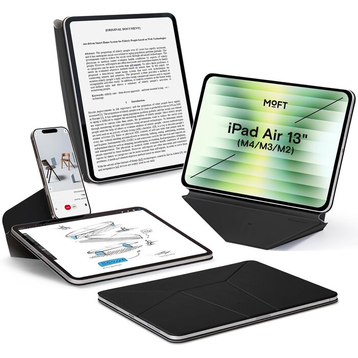 iPad Air 13 Zoll Folio-Hülle | 34% Rabatt | Magnetischer Ständer | Panna Cotta