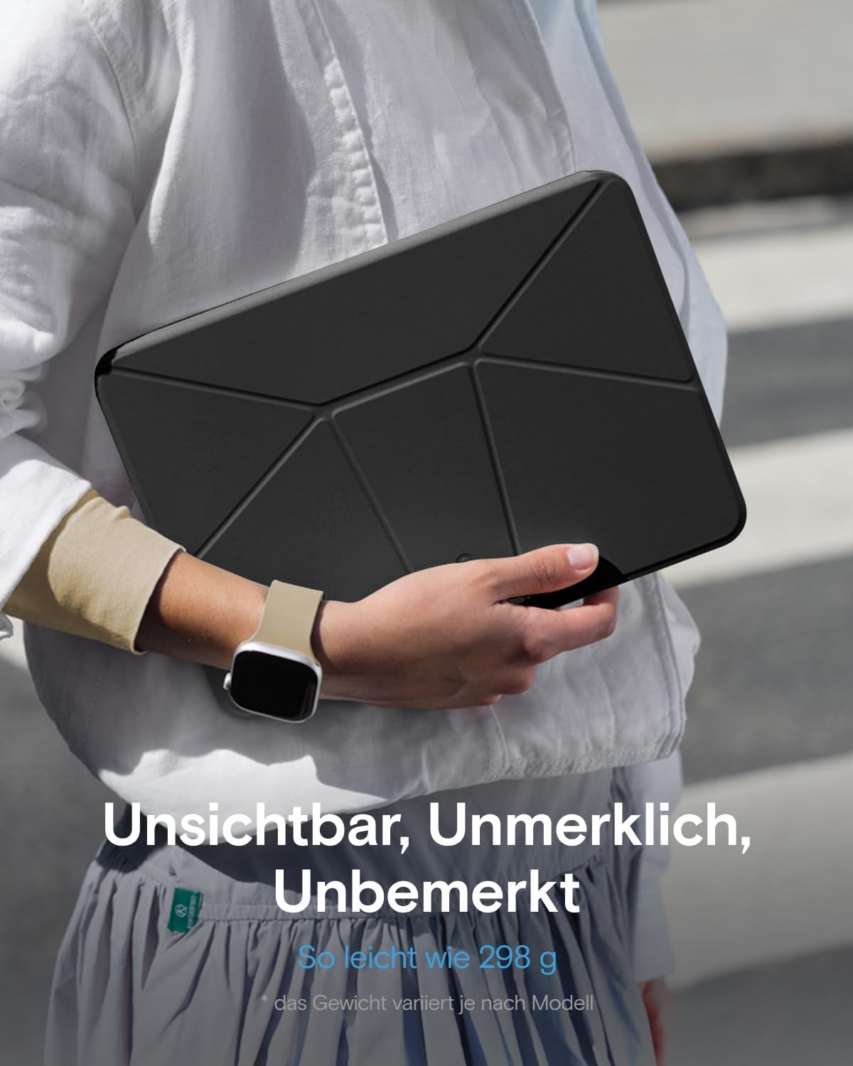 iPad Air 13 Zoll Folio-Hülle | 34% Rabatt | Magnetischer Ständer | Panna Cotta